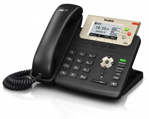 At Telnexus, the Yealink T23g is our most popular desk phone.